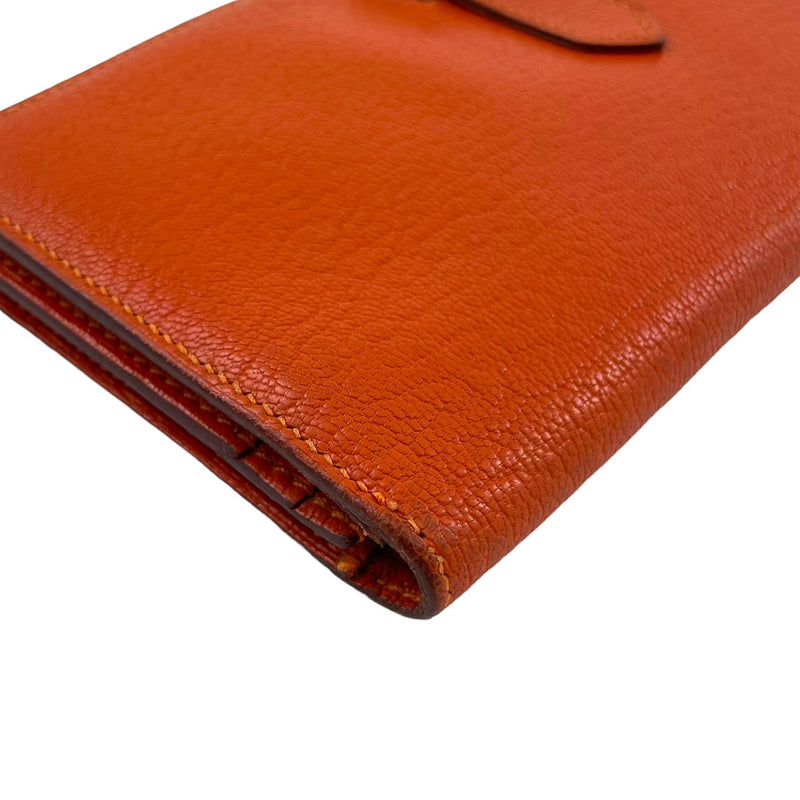 【中古】【HERMES】エルメス ベアンスフレ 二つ折り財布 レザー レディース