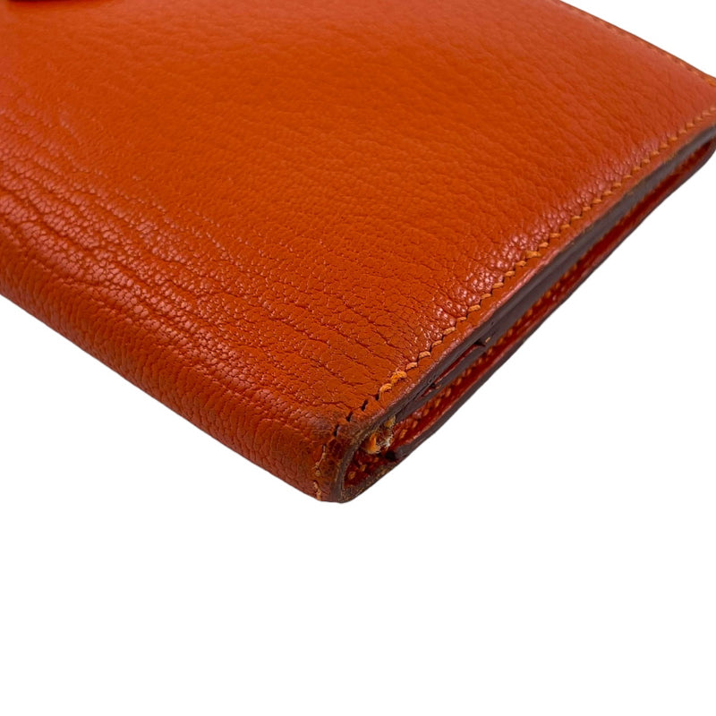 【中古】【HERMES】エルメス ベアンスフレ 二つ折り財布 レザー レディース