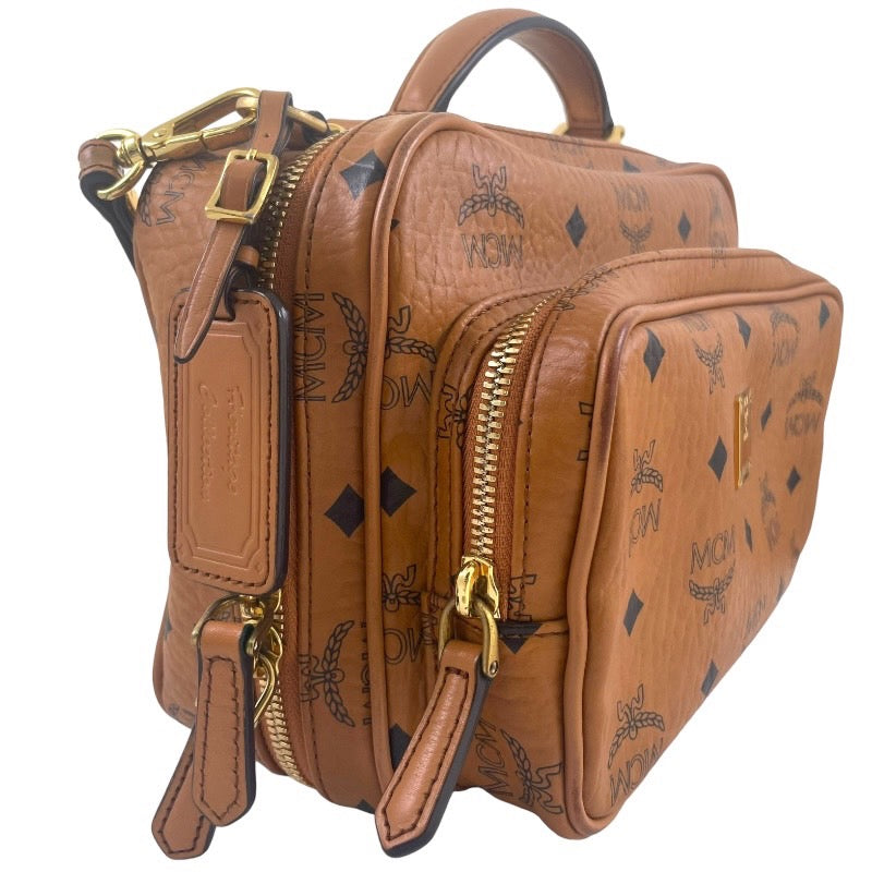 MCM エム・シー・エム ショルダーバッグ MMR4SVI69CO001 ショルダーバッグ PVC ブラウン レディース【中古】