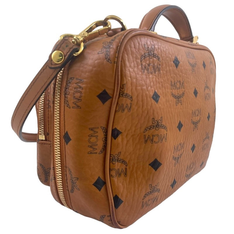 MCM エム・シー・エム ショルダーバッグ MMR4SVI69CO001 ショルダーバッグ PVC ブラウン レディース【中古】