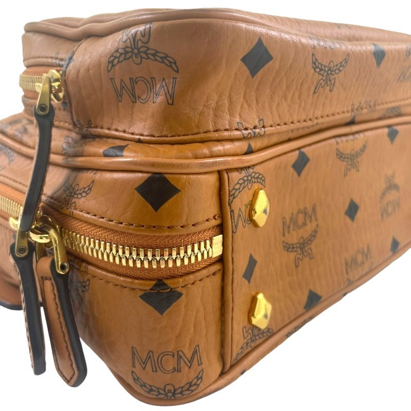 MCM エム・シー・エム ショルダーバッグ MMR4SVI69CO001 ショルダーバッグ PVC ブラウン レディース【中古】