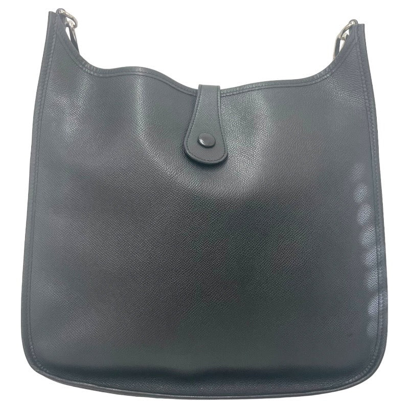 HERMES エルメス エブリンGM ショルダーバッグ ヴォーエプソン ブラック □I(2005年)刻印【中古】 メンズ