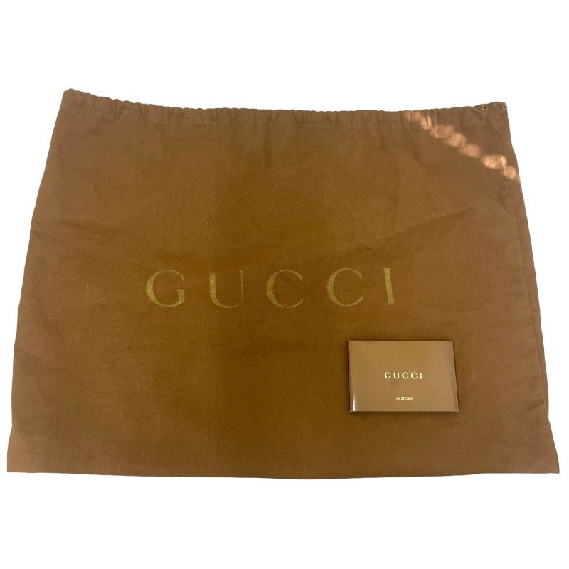 GUCCI グッチ スーキーディアマンテ 247902 ハンドバッグ デニム ブルー×茶色【中古】 レディース