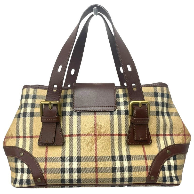 【BURBERRY】バーバリー トートバッグ トートバッグ PVCレディース ハンドバッグ シャドーホース ノバチェック