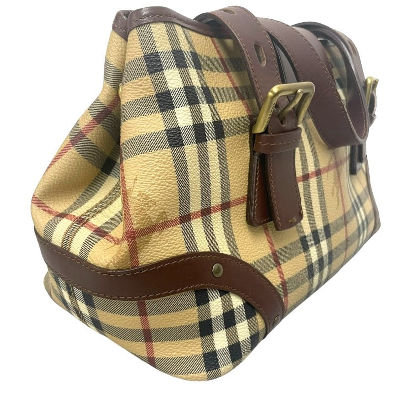【BURBERRY】バーバリー トートバッグ トートバッグ PVCレディース ハンドバッグ シャドーホース ノバチェック