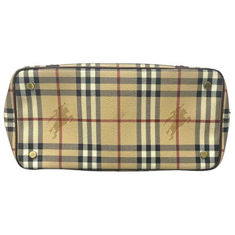 【BURBERRY】バーバリー トートバッグ トートバッグ PVCレディース ハンドバッグ シャドーホース ノバチェック