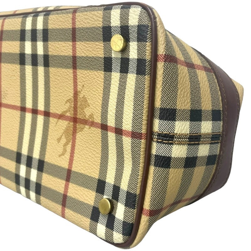 【BURBERRY】バーバリー トートバッグ トートバッグ PVCレディース ハンドバッグ シャドーホース ノバチェック