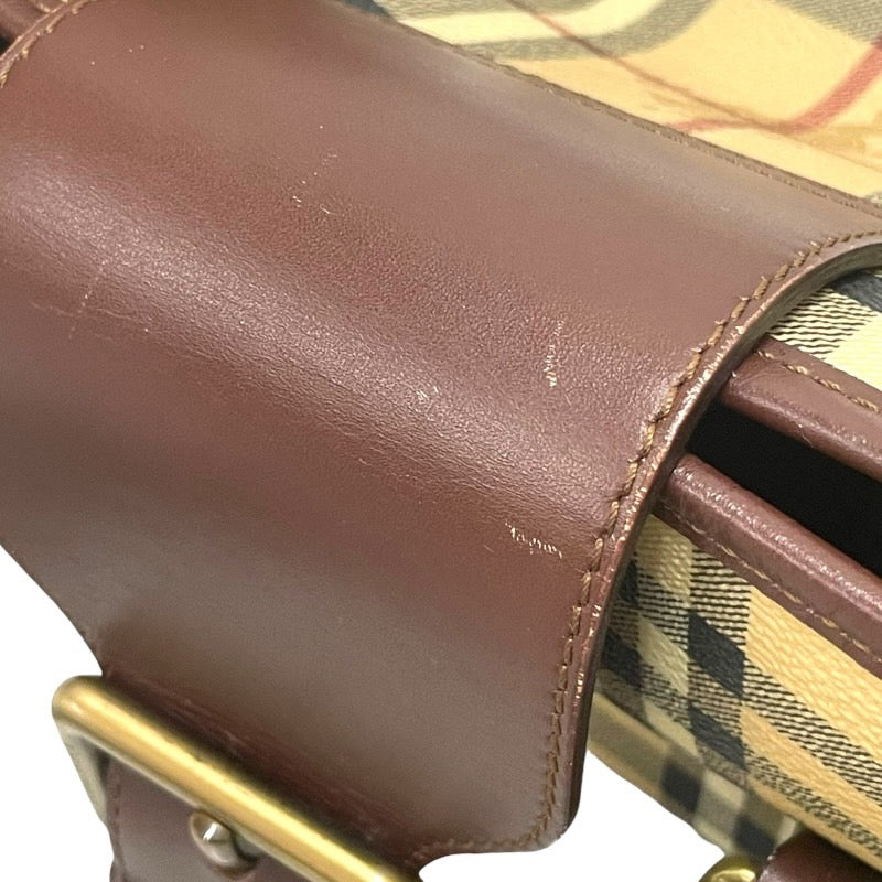 【BURBERRY】バーバリー トートバッグ トートバッグ PVCレディース ハンドバッグ シャドーホース ノバチェック