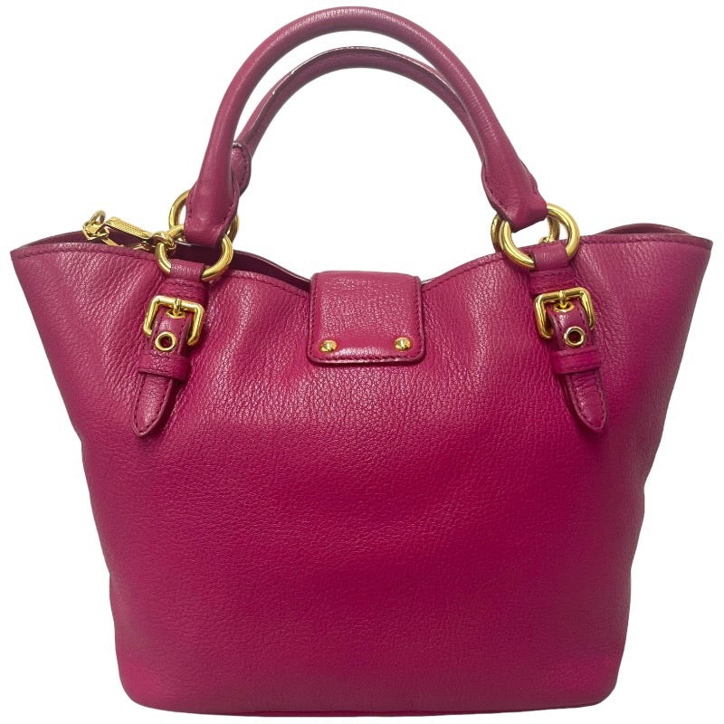 MIUMIU ミュウミュウ マドラス 2way ショルダーバッグ ハンドバッグ ピンク【中古】 レディース