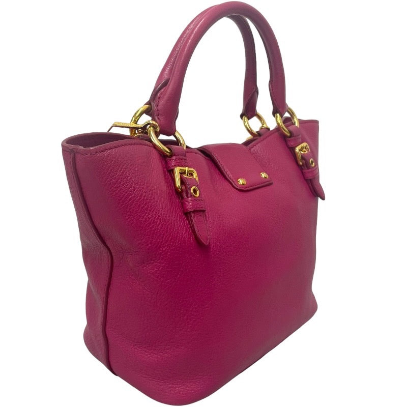 MIUMIU ミュウミュウ マドラス 2way ショルダーバッグ ハンドバッグ ピンク【中古】 レディース