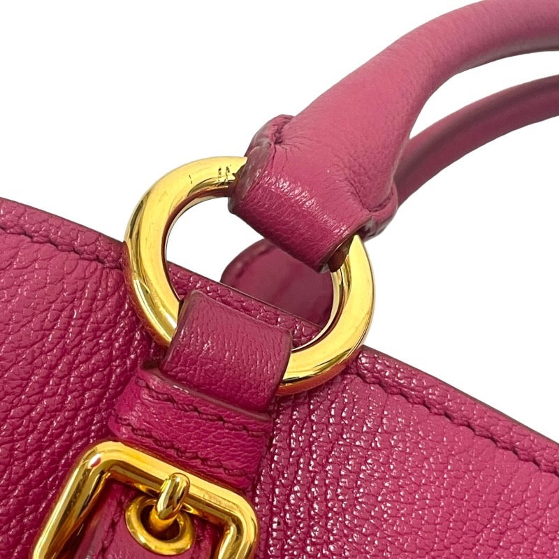 MIUMIU ミュウミュウ マドラス 2way ショルダーバッグ ハンドバッグ ピンク【中古】 レディース