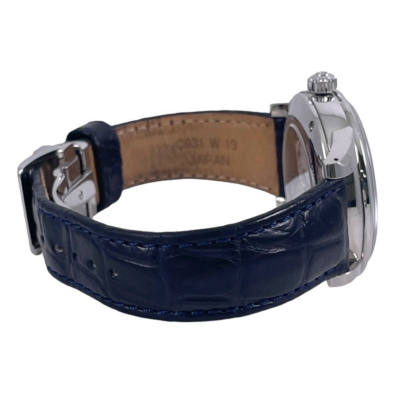 SEIKO グラントセイコーエレガンスコレクション スプリングドライブ SBGA407 腕時計 ステンレス 雪白ブルー スプリングドライブ 雪白ブルー文字盤【中古】 メンズ