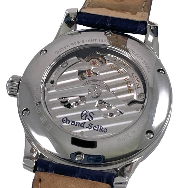 SEIKO グラントセイコーエレガンスコレクション スプリングドライブ SBGA407 腕時計 ステンレス 雪白ブルー スプリングドライブ 雪白ブルー文字盤【中古】 メンズ