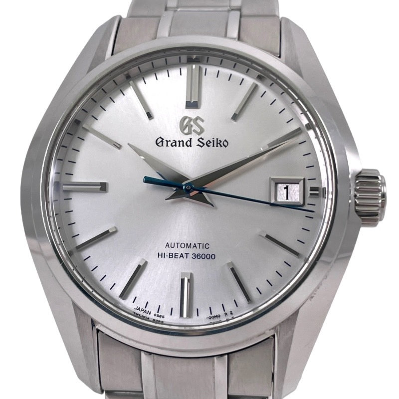 SEIKO グランドセイコー ヘリテージコレクション メカニカル ハイビート36000 マスターショップ限定 SBGH201 腕時計 ステンレス シルバー 自動巻き(手巻付き) シルバー文字盤【中古】 メンズ