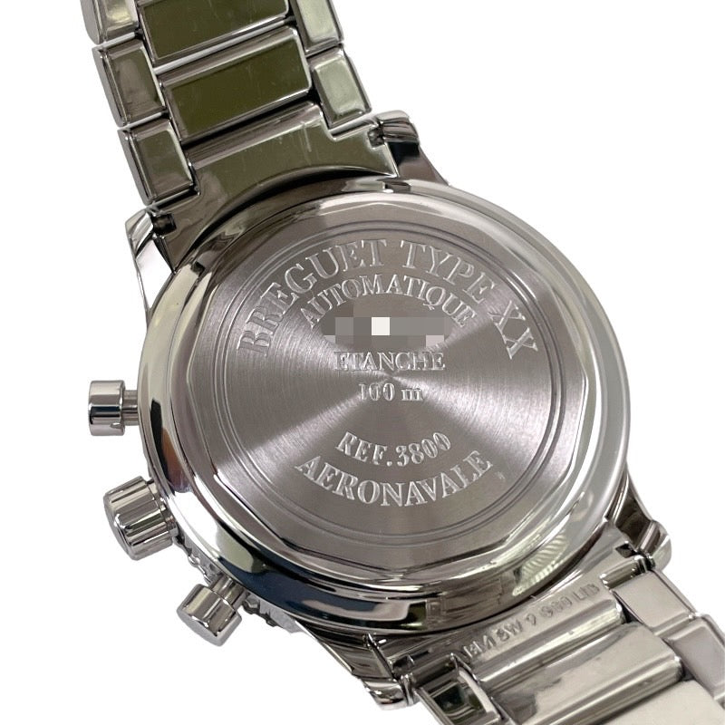 【Breguet】ブレゲ アエロナバル 3800ST/92/SW9 腕時計 ステンレススチール メンズ 自動巻き クロノグラフ
