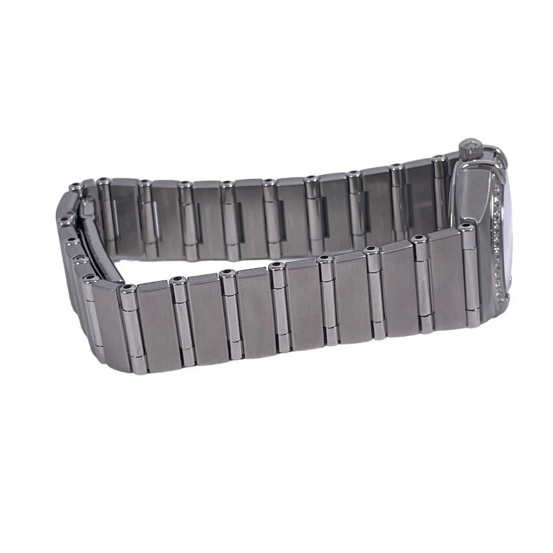 OMEGA オメガ コンステレーション ミニ ダイヤベゼル 1466.61 腕時計 ステンレススチール ホワイトシェル【中古】 レディース