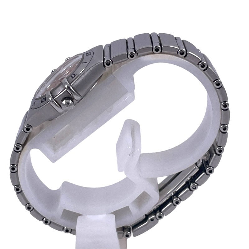 OMEGA オメガ コンステレーションミニ 16Pダイヤインデックス 1999本限定 1564.66 腕時計 ステンレススチール ピンク【中古】 レディース