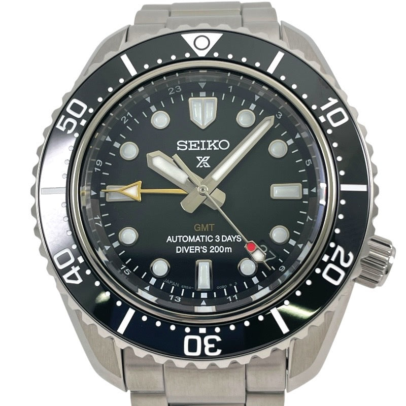 SEIKO セイコー プロスペックス 6R54-00D0 腕時計 ステンレススチール ブラック【中古】 メンズ