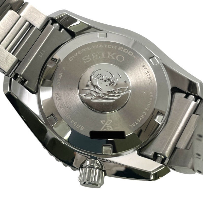 SEIKO セイコー プロスペックス 6R54-00D0 腕時計 ステンレススチール ブラック【中古】 メンズ