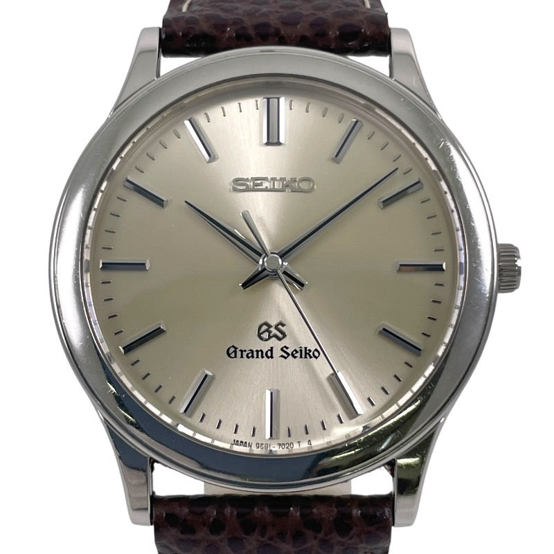 SEIKO グランドセイコー 9581-7020 腕時計 ステンレススチール シルバー【中古】 メンズ