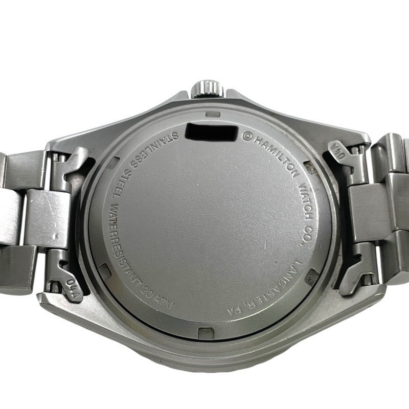 HAMILTON ハミルトン カーキ 9369 腕時計 ステンレススチール ブラック【中古】 メンズ
