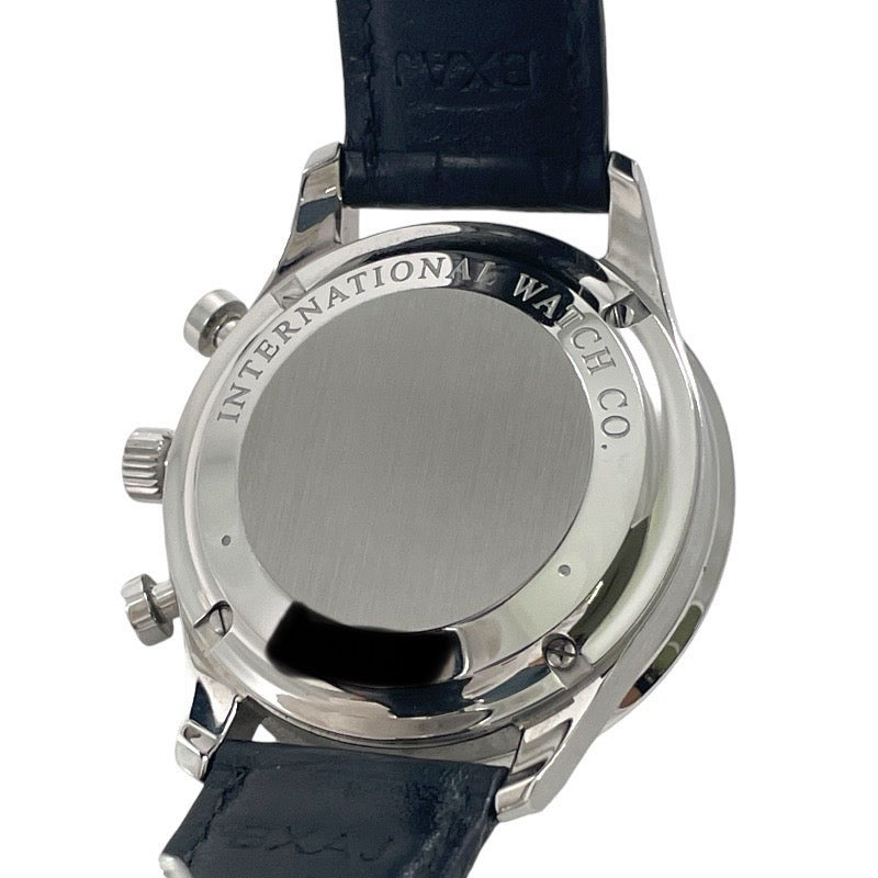 IWC インターナショナルウォッチカンパニー ポルトギーゼ クロノグラフ IW371445 腕時計 ステンレススチール シルバー【中古】 メンズ