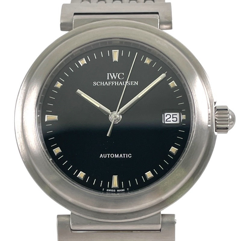 IWC インターナショナルウォッチカンパニー ダヴィンチ IW3528 腕時計 ステンレススチール ブラック【中古】 メンズ