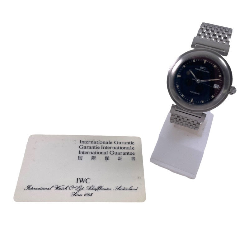 IWC インターナショナルウォッチカンパニー ダヴィンチ IW3528 腕時計 ステンレススチール ブラック【中古】 メンズ