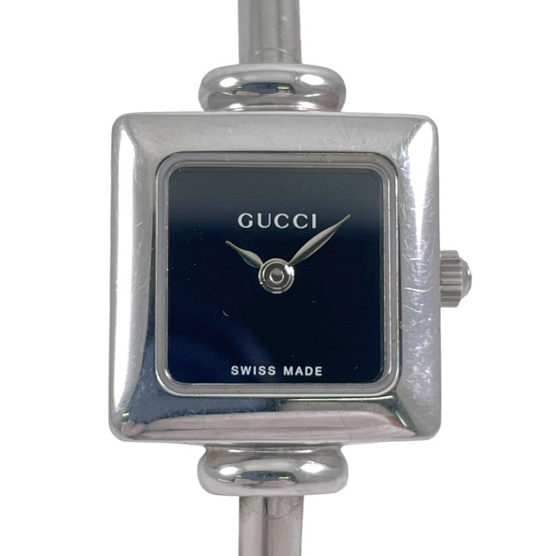 【GUCCI】グッチ スクエア 1900L 腕時計 ステンレススチール レディース クオーツ バングルウォッチ