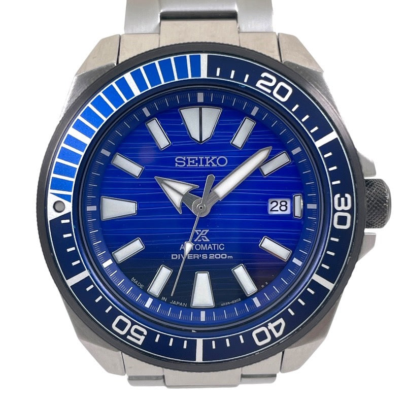 【SEIKO】セイコー プロスペックス PROSPEX サムライ SBDY019 4R35-01X0 腕時計 ステンレススチール メンズ 自動巻き ブルー 青文字盤
