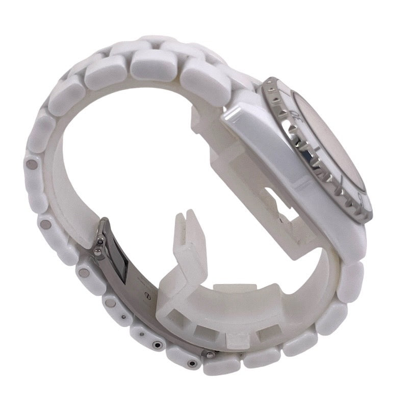 【CHANEL】シャネル J12 H0968 腕時計 ホワイトセラミック レディース クオーツ 白セラミック 33mm 新ダイアル
