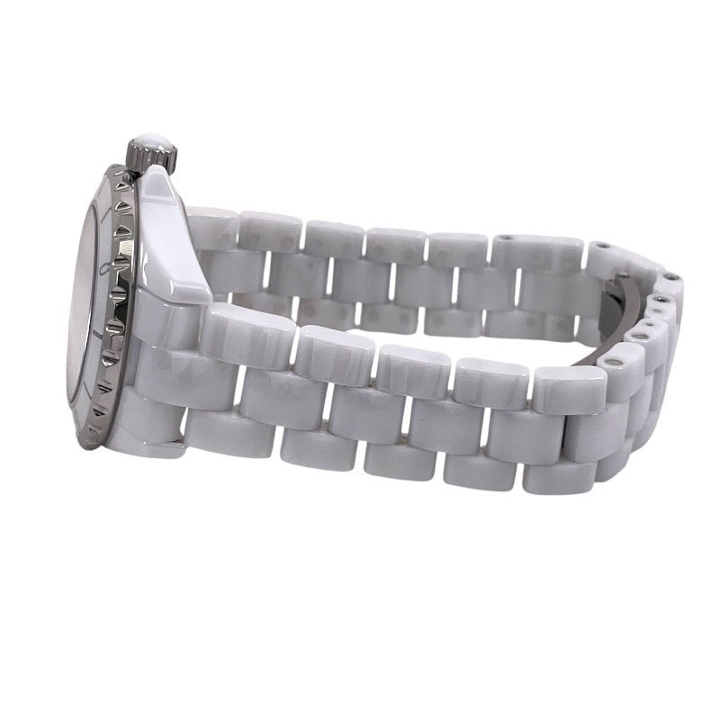 【CHANEL】シャネル J12 H0968 腕時計 ホワイトセラミック レディース クオーツ 白セラミック 33mm 新ダイアル