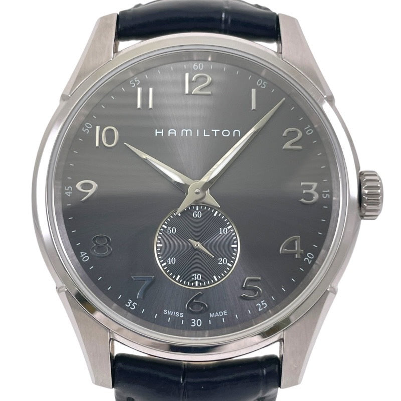 【HAMILTON】ハミルトン ジャズマスター H384110 腕時計 SS/レザーメンズ クオーツ