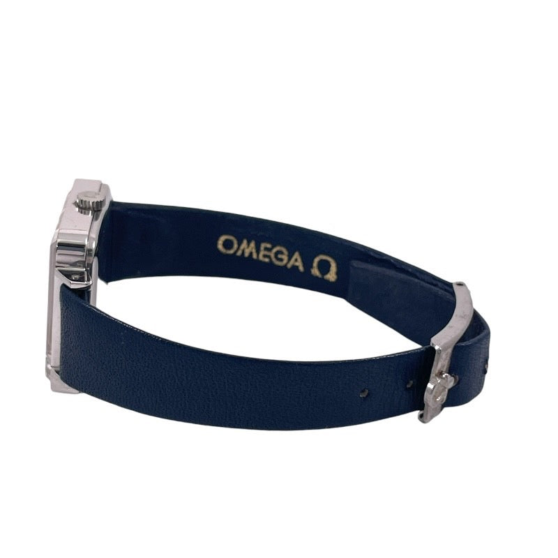 【OMEGA】オメガ デビル 腕時計 SS/レザーレディース 手巻き ヴィンテージ アンティーク スクエア