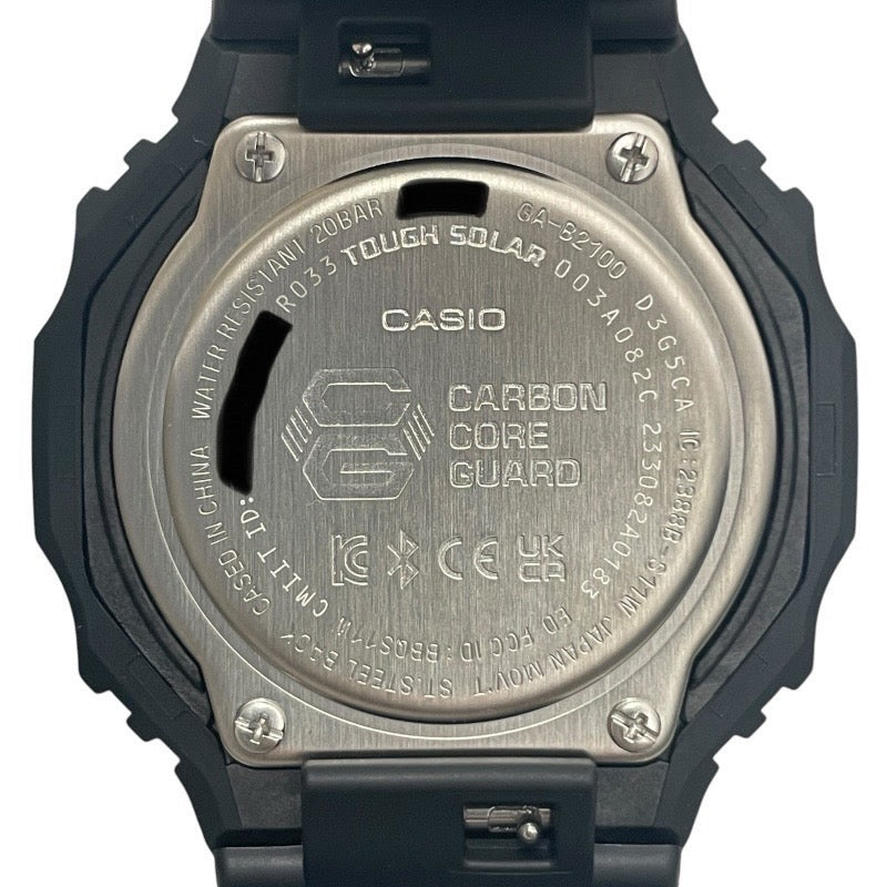 【CASIO】カシオ Gショック GA-B2100-1AJF 腕時計 樹脂系メンズ タフソーラー(ソーラー充電システム)