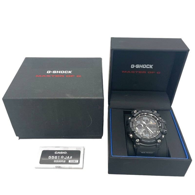 【CASIO】カシオ Gショック マッドマスター GWG-100-1AJF 腕時計 樹脂系メンズ カジュアル スポーツ タフソーラー(ソーラー充電システム) 耐衝撃構造