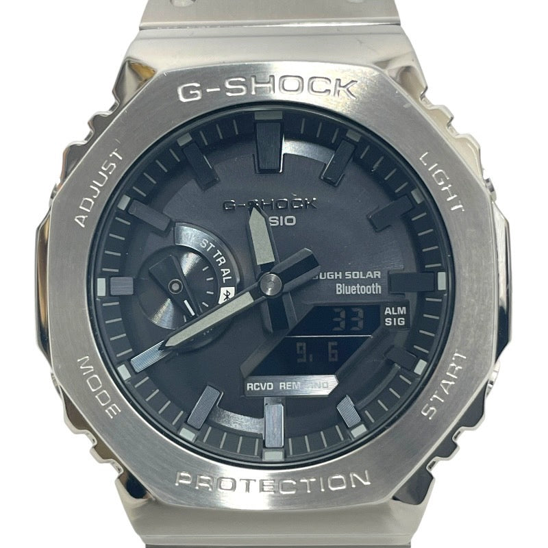 【CASIO】カシオ Gショック GM-B2100D-1AJF 腕時計 ステンレススチール メンズ ソーラークォーツ フルメタル 2100シリーズ