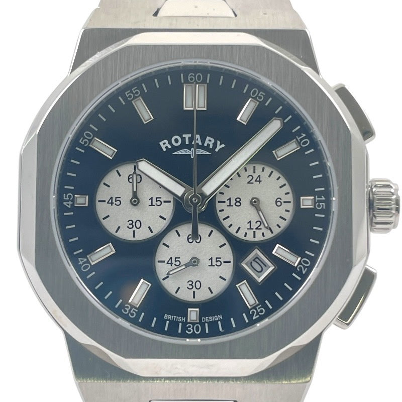 【ROTARY】ロータリー リージェント ジェンタスタイル ラグスポ GB05450/65 腕時計 ステンレススチールメンズ クオーツ クロノグラフ