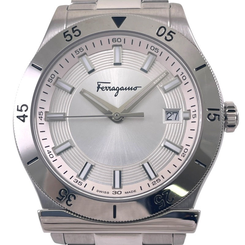 【Salvatore Ferragamo】サルヴァトーレフェラガモ 1898 FH1020017 腕時計 ステンレススチール メンズ クオーツ デイト