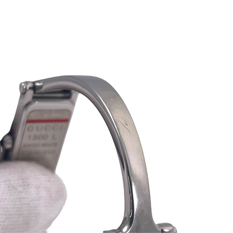 【GUCCI】グッチ バングルウォッチ 1500L 腕時計 ステンレススチールレディース クオーツ スクエア