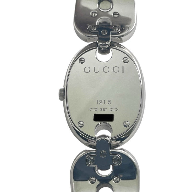 【GUCCI】グッチ マリーナチェーン YA121520(121.5) 腕時計 ステンレススチールレディース クオーツ シェル文字盤