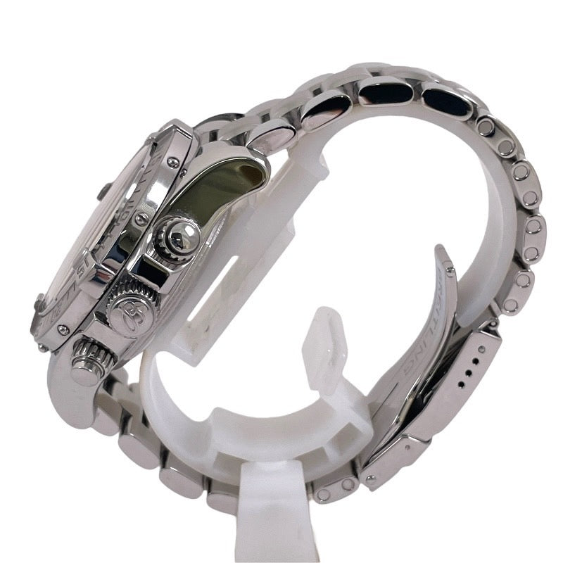 BREITLING ブライトリング スーパーオーシャン クロノグラフ デイデイト A13340 腕時計 ステンレススチール ブラック【中古】 メンズ