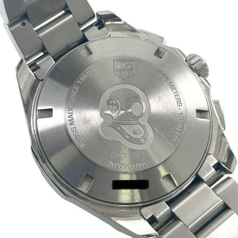 TAG HEUER タグホイヤー アクアレーサー キャリバー16 クロノグラフ CAY211B.BA0927 腕時計 ステンレススチール ブルー 自動巻き ブルー文字盤【中古】 メンズ