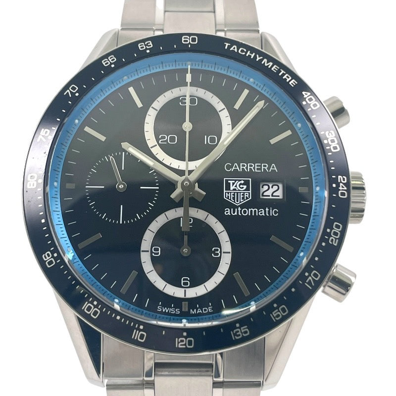 TAG HEUER タグホイヤー カレラ リングマスター CV201X.BA0794 腕時計 ステンレススチール ブラック【中古】 メンズ