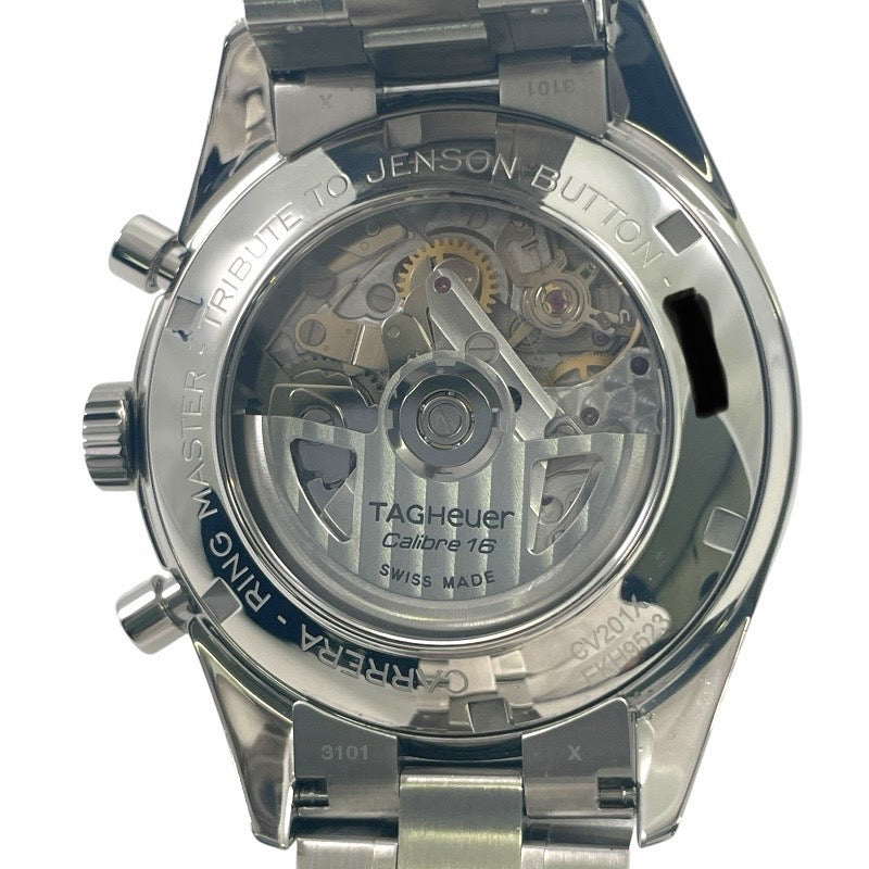 TAG HEUER タグホイヤー カレラ リングマスター CV201X.BA0794 腕時計 ステンレススチール ブラック【中古】 メンズ