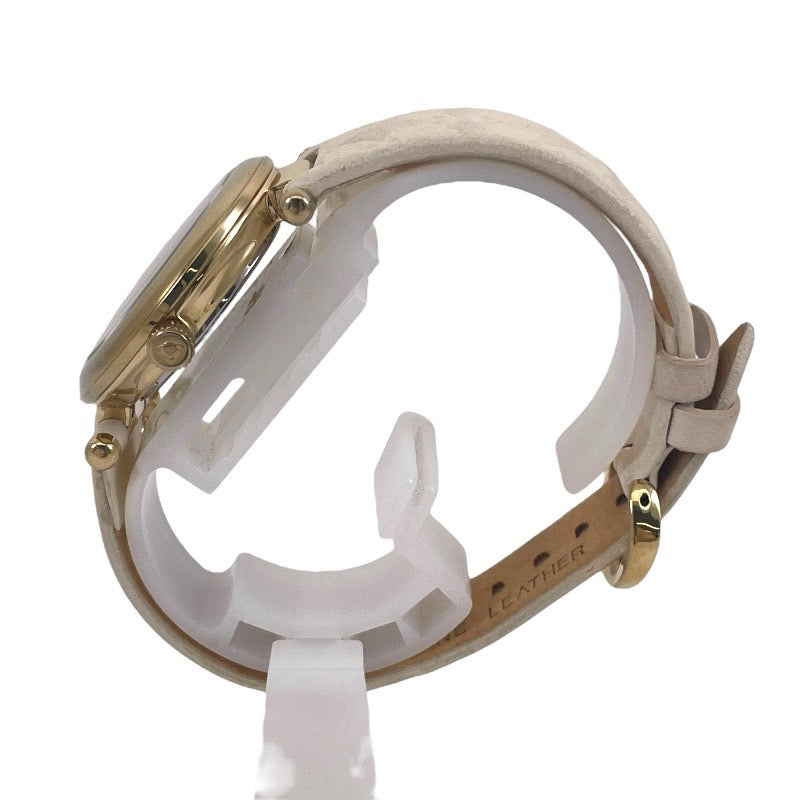 【Vivienne Westwood】ヴィヴィアンウエストウッド オーブ VV006 WHWH 腕時計 GP/レザー レディース クオーツ