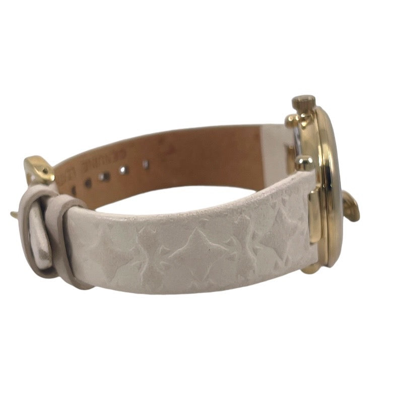 【Vivienne Westwood】ヴィヴィアンウエストウッド オーブ VV006 WHWH 腕時計 GP/レザー レディース クオーツ