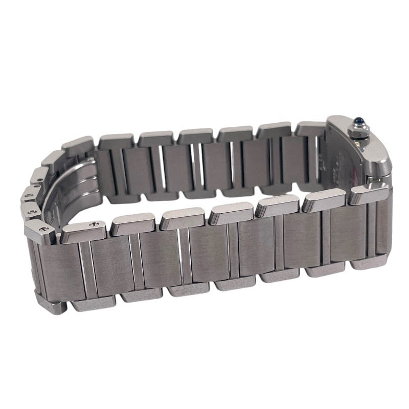 【中古】【CARTIER】カルティエ タンクフランセーズSM W51008Q3 腕時計 ステンレススチール レディース クオーツ