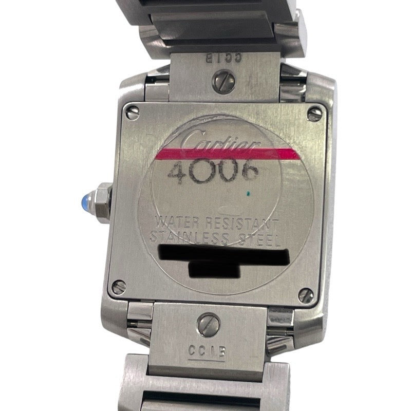 【中古】【CARTIER】カルティエ タンクフランセーズSM W51008Q3 腕時計 ステンレススチール レディース クオーツ