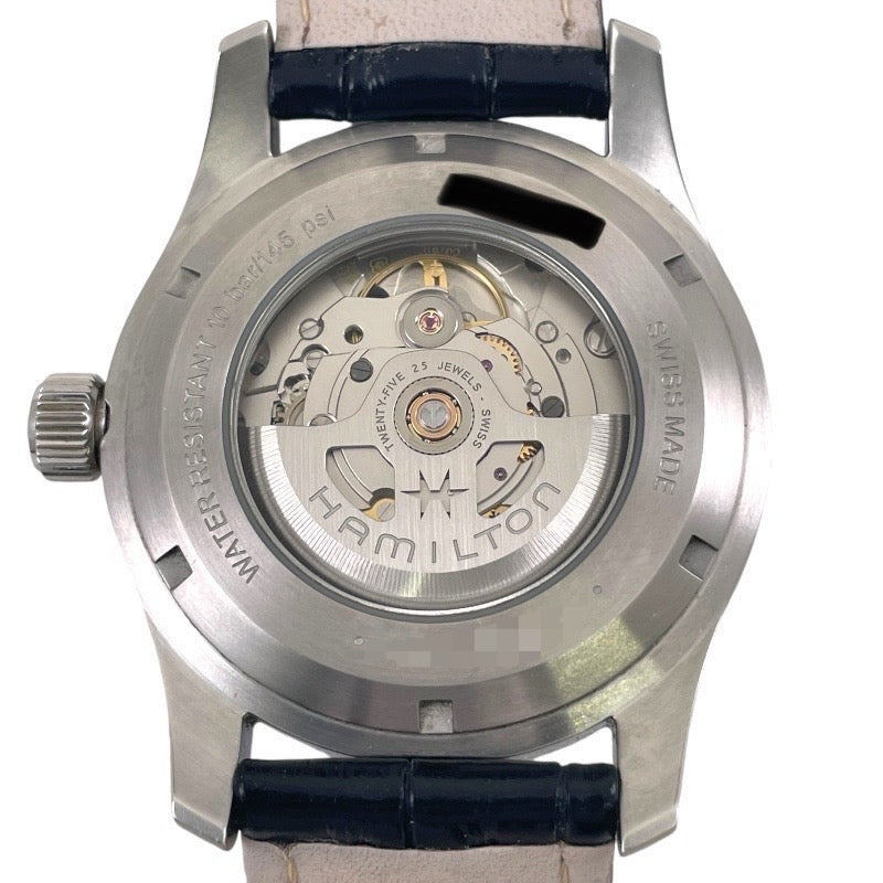 【中古】【HAMILTON】ハミルトン カーキフィールド H70605731 腕時計 SS/カーフレザーメンズ 自動巻き